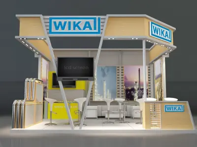 Booth Exhibition Stand a223a 3D model