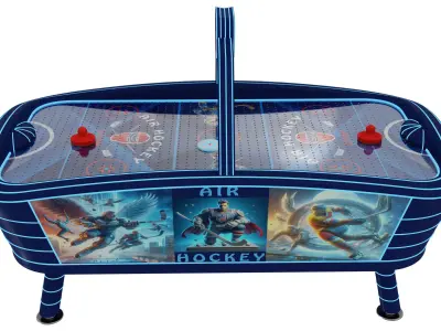 Arkade Game Air Hockey Table 3D model