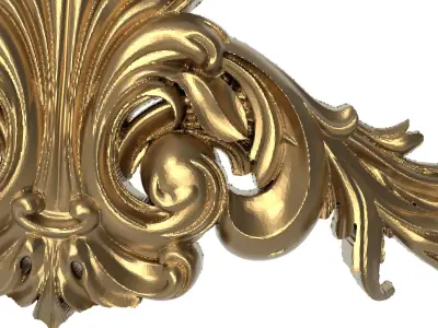 decorative pattern ready for 3D printing 3D model 26