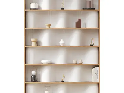 Decorative Shelf 001 3D model