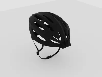 Biking Helment Low-poly 3D model