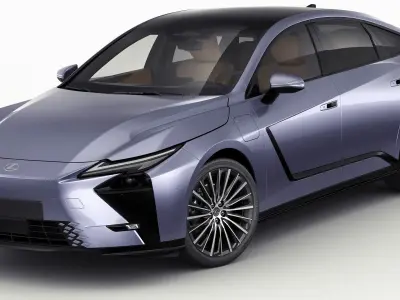 Lexus ES 2026 hybrid and electric 3D model