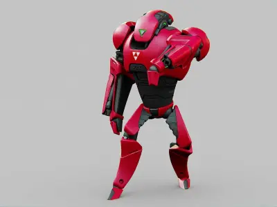 BATTLE DROID AHILOSH  Rigged for Unreal Engine - Unity - MIXAMO 3D model