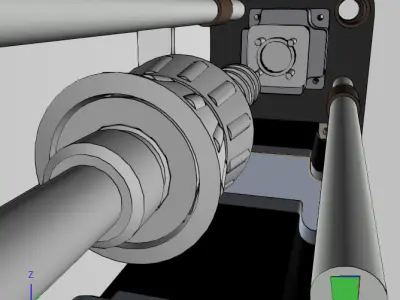 Mini mold injection machine 3D print model