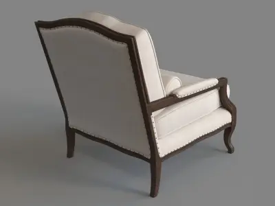 Brussels Club Chair 3D model