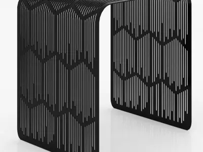 plastic coffee table 3D model