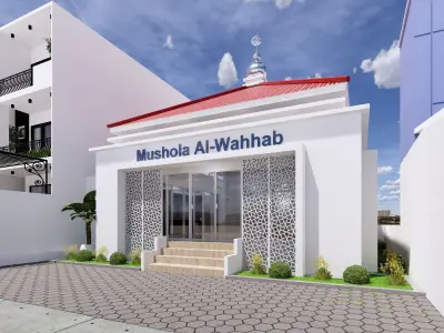 Simple Modern Islamic Prayer Room Mosque Mushola 3D model