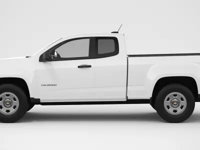 Chevrolet Colorado 2018 Extended Cab 3D model