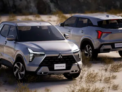 Mitsubishi XForce 3D model