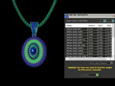 Pendent 3D print model