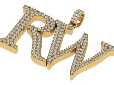 Hiphop Pendant 3D print model