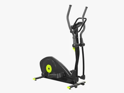 Fitness cross trainer elliptical 3D model