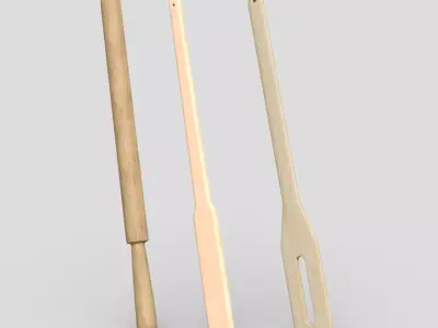 Laundry Stick Pack Low-poly 3D model