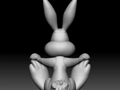 Rabbit - Sleeping beauty - 020 3D print model