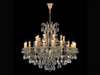 775313  Champa Osgona Chandelier 3D model