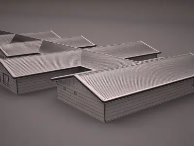 PREFABRICATED BUILDING 8 3D model