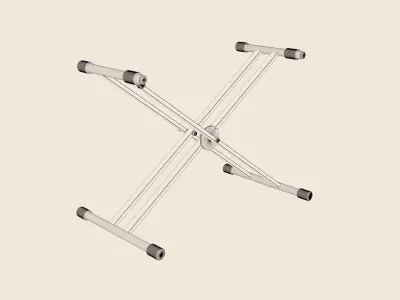 Keyboard Stand Koenig Meyer 3D model