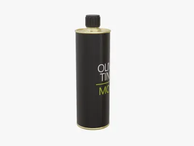 Oil Metal Tin Can 3D model