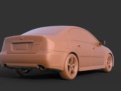 SUBARU LEGACY B4 3D print model