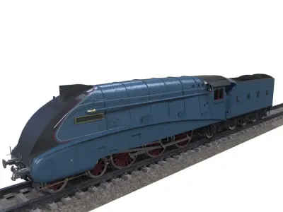 Mallard Train Low-poly 3D model