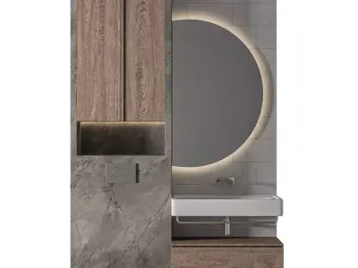 Luxury Bathroom 189 3D model