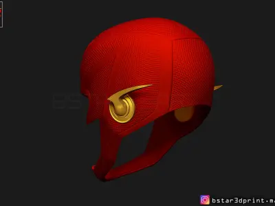 Flash Helmet Season 6 3D print model