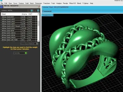 Women Plain Ring 3DM STL Models Womens Ring 3dmodels 3D 3D print model
