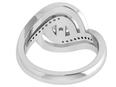 Round Diamond Ring 4384 3D print model