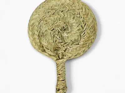 Esparto Trivet With Handle ZARA HOME 3D model