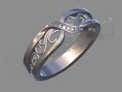ring 3d model 3D print model buy