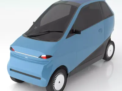 Vayve Mobility EVA Sky Blue 3D model