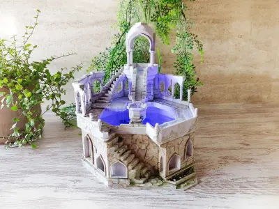 ENCHANTED GARDEN 3D print model