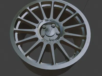 OZ Superturismo Magnesio Wheels Rims 3D Print Ready 3D print model