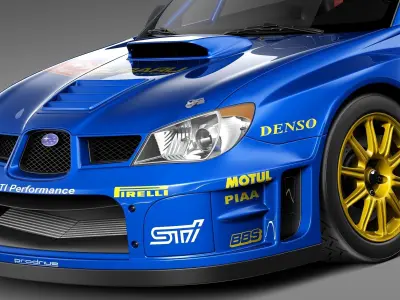Subaru Impreza STi WRC 2006 3D model