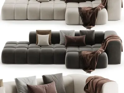 SHAMARA SOFA by Noho Home 3D model