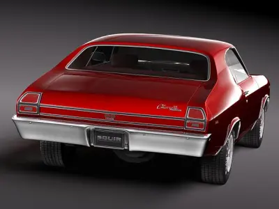 Chevrolet Chevelle 1969 3D model