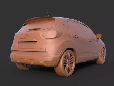 Renault Captur 2013 3D print model
