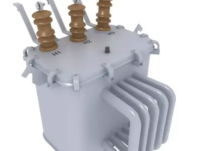 Oil Transformer 3D model