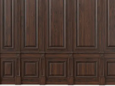 Wooden panel 02 07 3D model