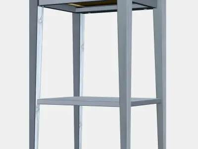 HEMNES Bedside table 1 Low-poly 3D model