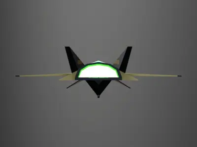 3DP Spaceships Collection - The Vina Low-poly 3D model