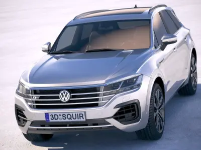 Volkswagen Touareg R-line 2019 3D model