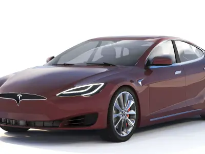 Tesla Model S P100D 3D model