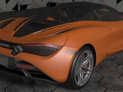 Mclaren 720s 3D model