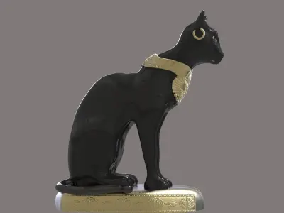 Egyptian Cat 3D print model