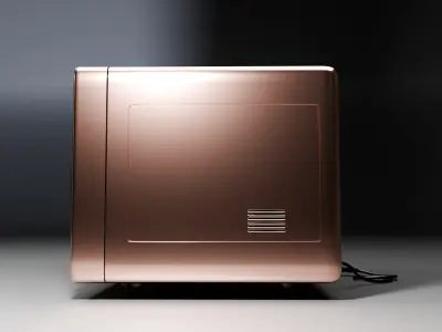 Vintage Microwave Oven 3D model