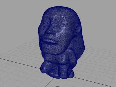 Indiana Jones Fertility Idol Statue Low-poly 3D model