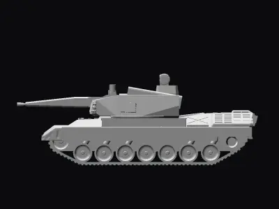 Leopard 1 skyranger30 air defend 3D print model