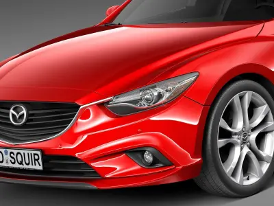 Mazda 6 sedan 2013 3D model