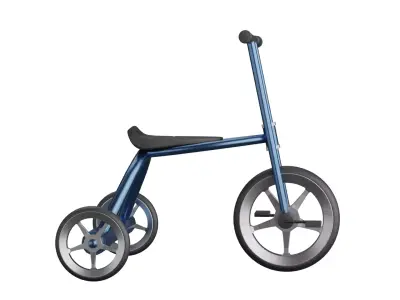 tricycle Low-poly 3D model